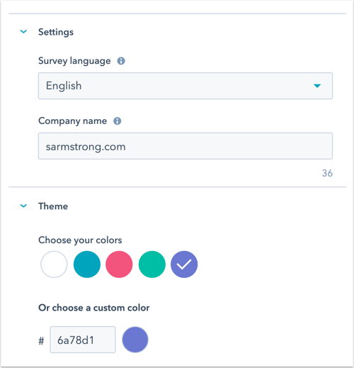 options-custom-survey