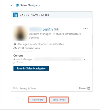 linkedin-sales-navigator-contact-record