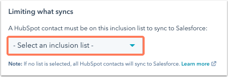 select-inclusion-list