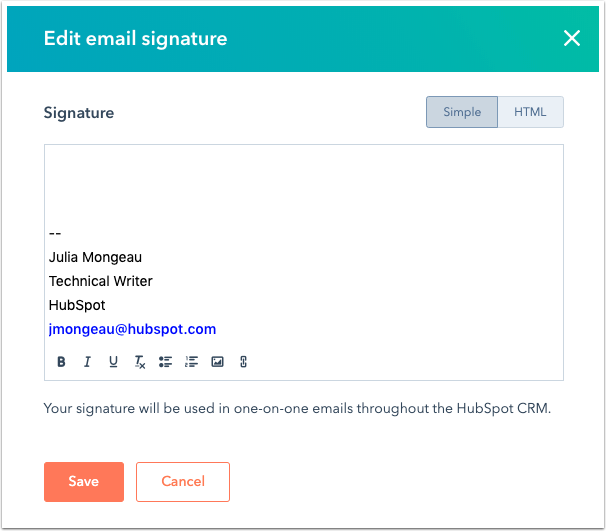 create email signature hubspot create email signature hubspot