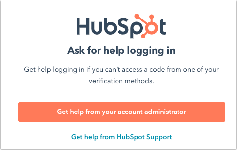 hubspot-login-lost-authentication-device-get-help