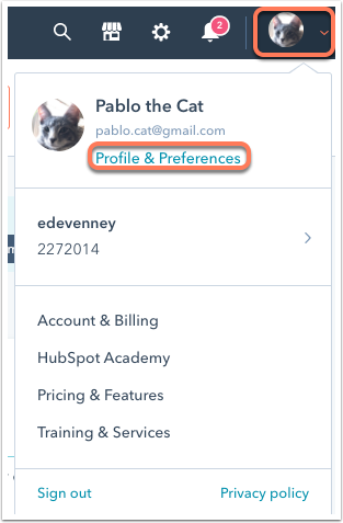 profile-and-preferences-menu