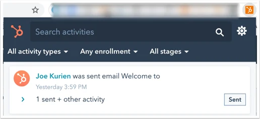 activity-feed-chrome-extension-sent-email