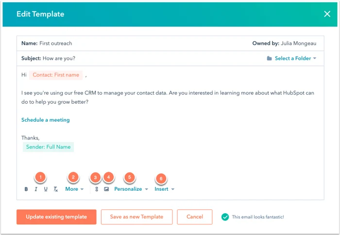 Email templates - Knowledge Base