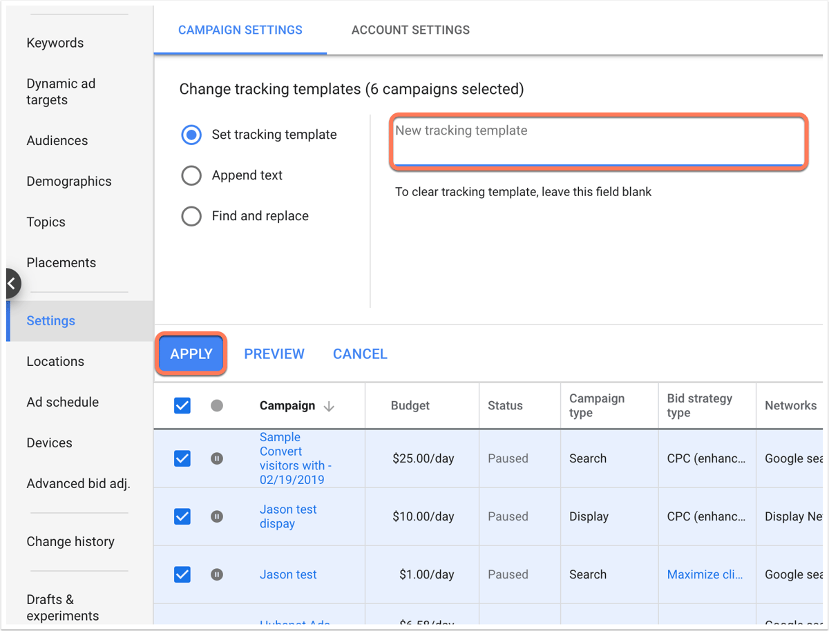 Disconnect your Google Ads account from HubSpot