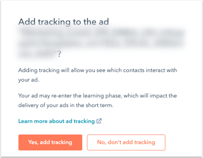Yes tracking