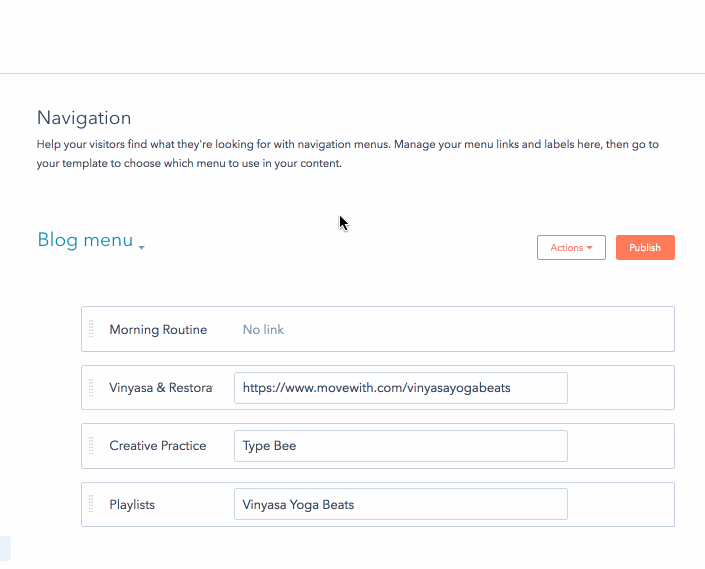 add%20secondary%20menu.gif?width=705&name=add%20secondary%20menu - Sitemaps: What They Are, How to Create One &amp; Submit it to Google