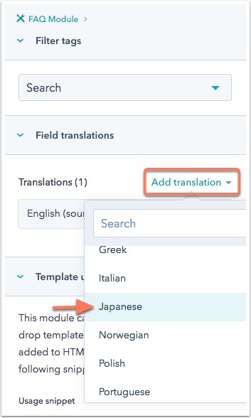 select-translation-language