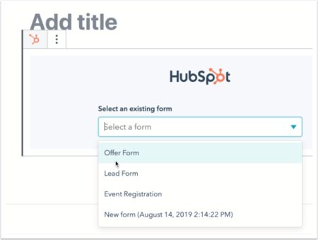 wordpress-hubspot-form-select-an-existing-form