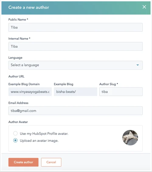 create-a-new-blog-author