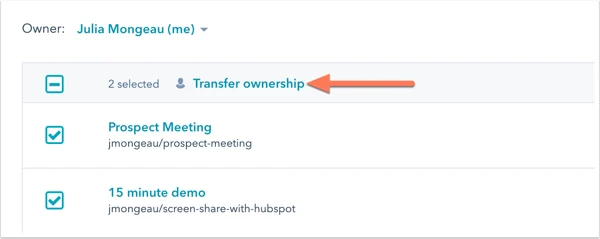 transfer-meeting-link-ownership