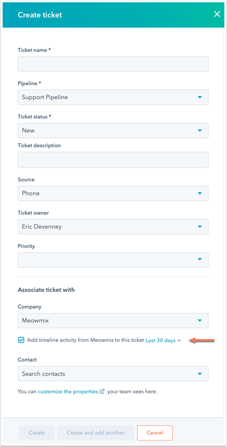 Tickets Aanmaken