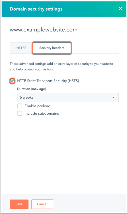 security-HSTS-setting
