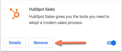 remove-hubspot-sales-extension